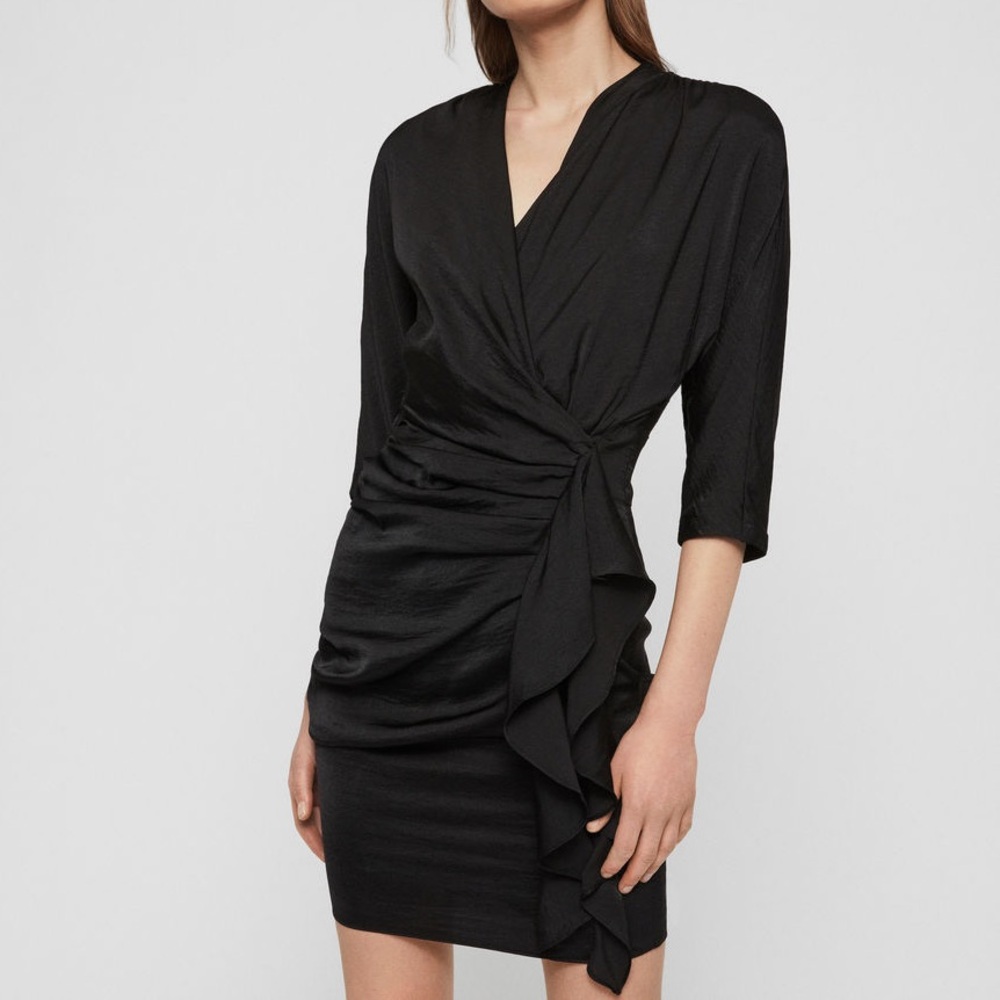 ALL SAINTS BLACK DRESS SIZE 0